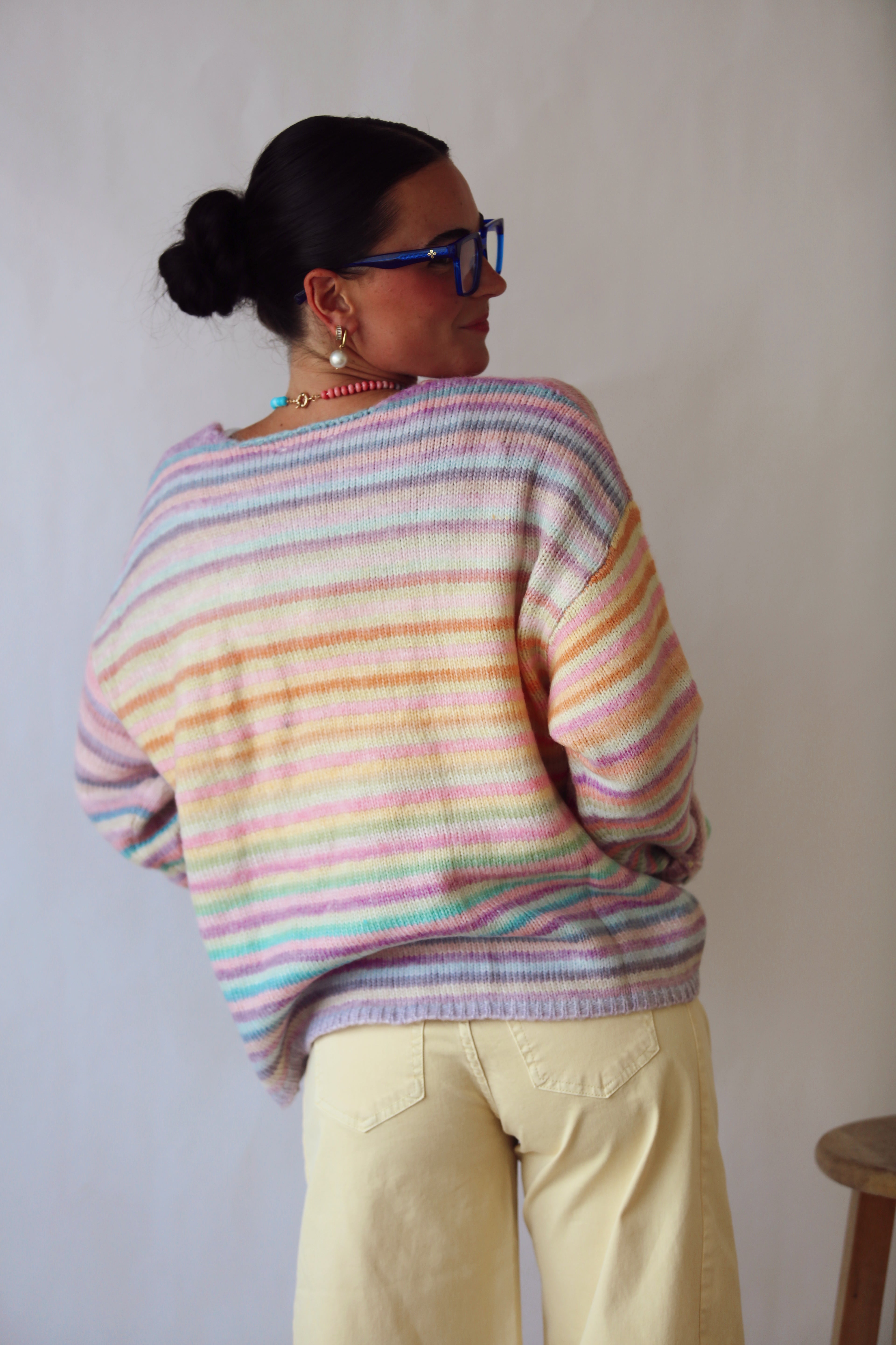 Happy Stripes Cardigan