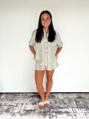 Sassy Striped Romper
