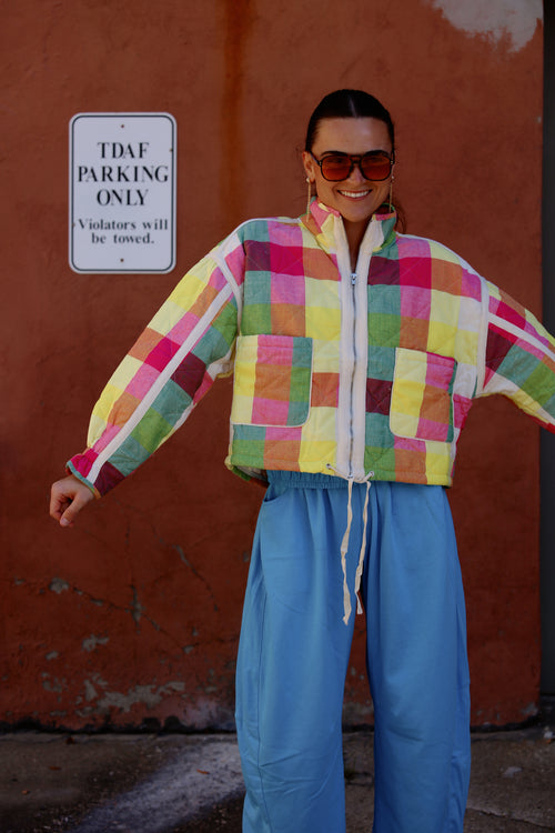 Pipper Plaid Padded Jacket