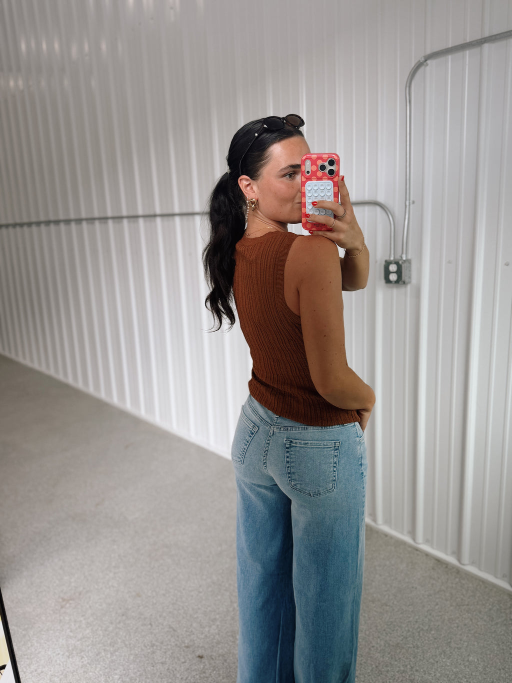 Sheek Sleeveless Sweater Tank