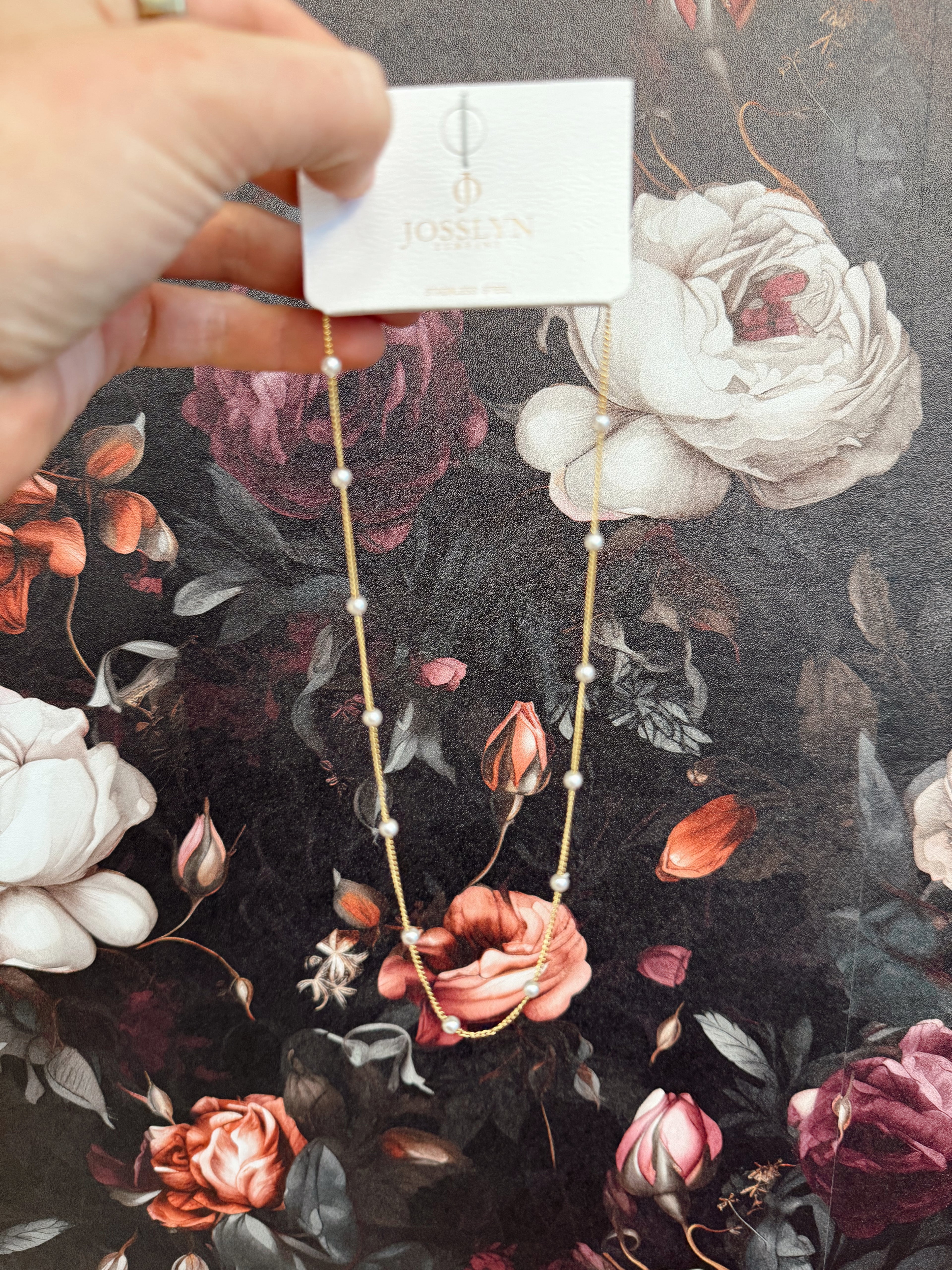 Pearl Station Necklace