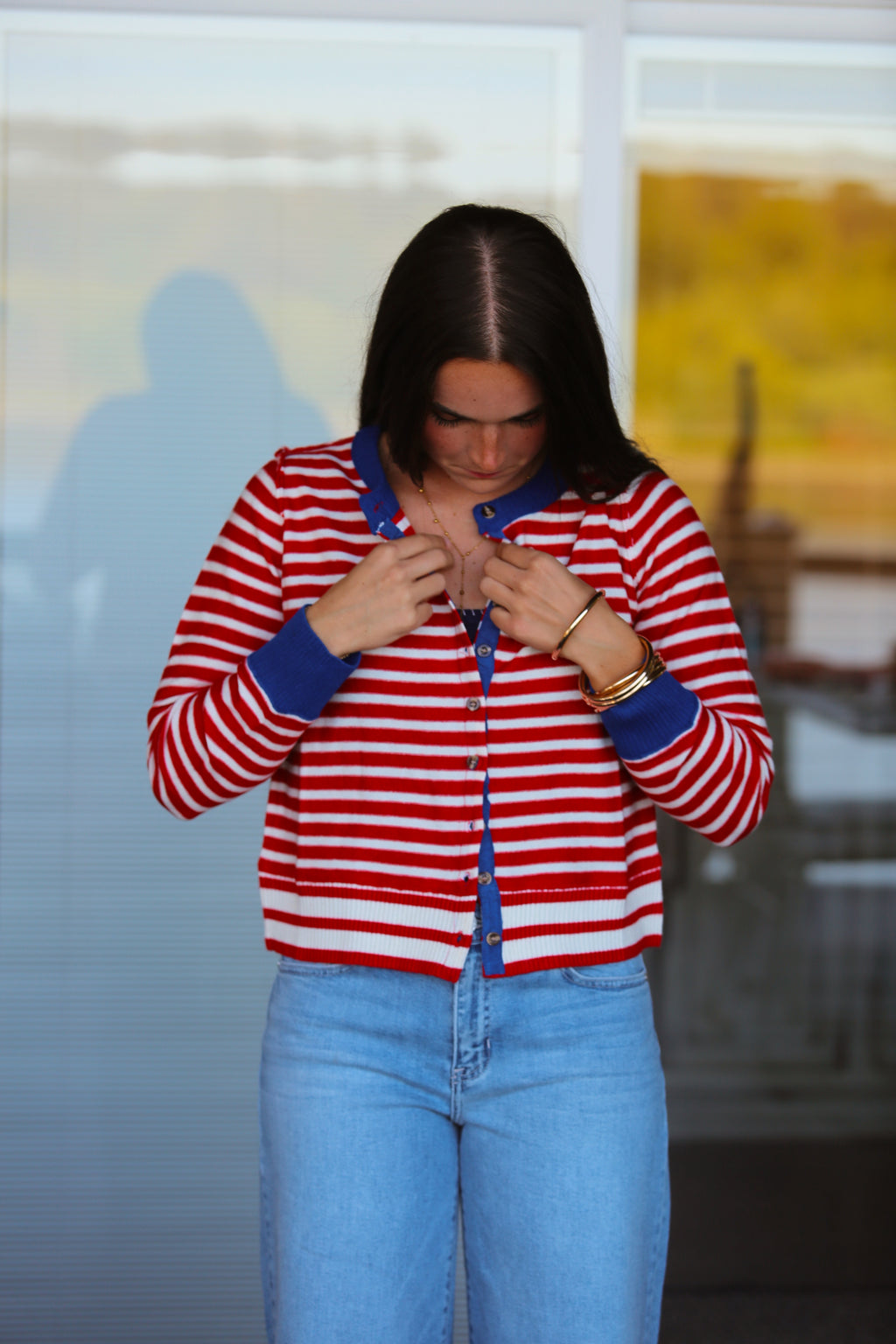 Cherry and Stripe Sweater