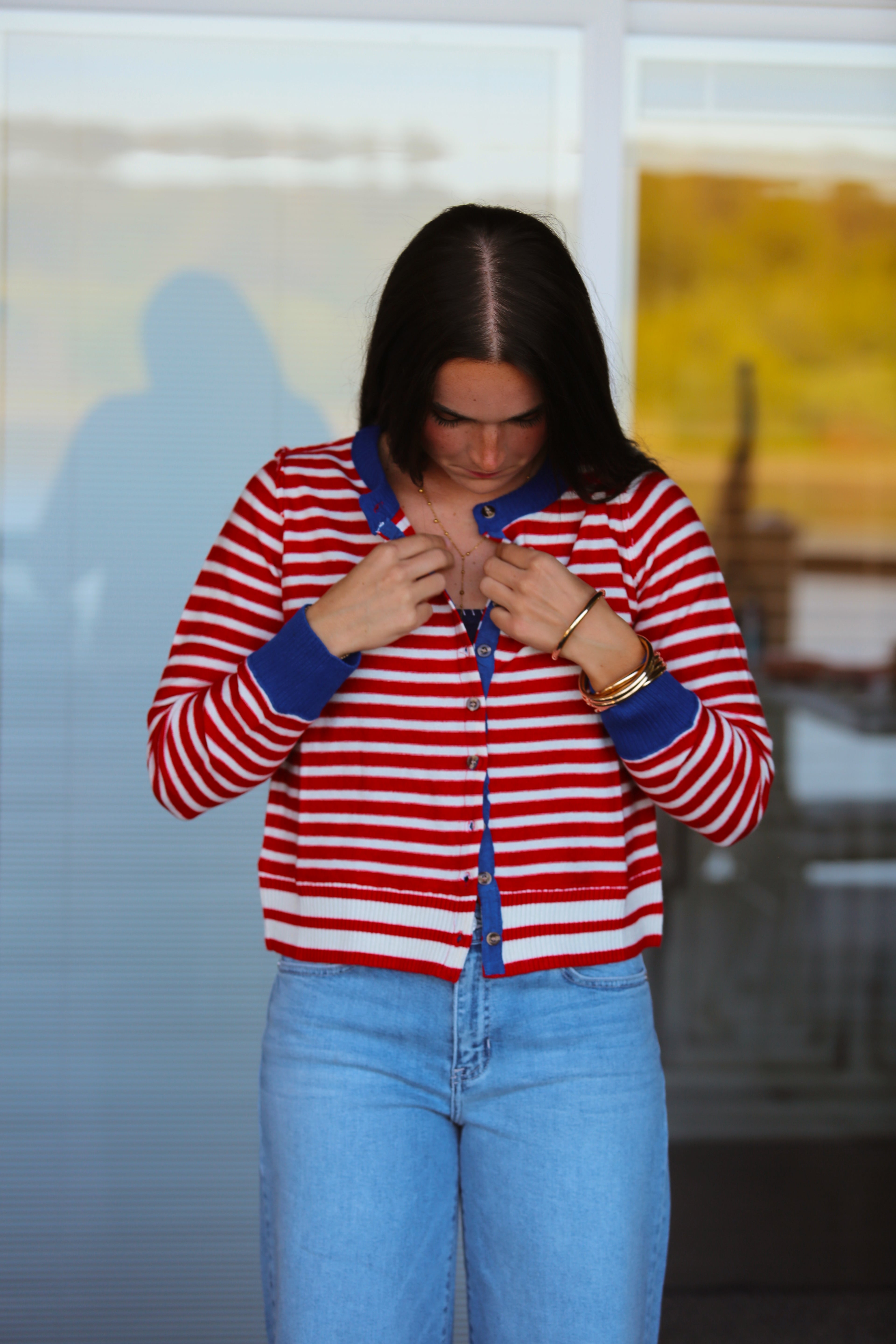 Cherry and Stripe Sweater