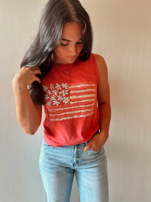 American Flag Mineral Wash Tank