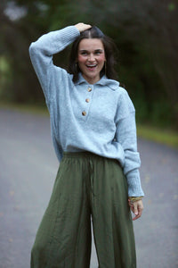 Button Cutie Sweater