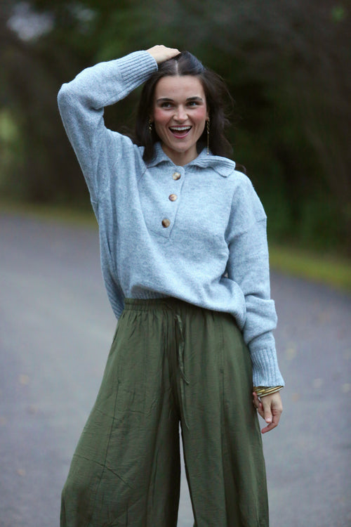Button Cutie Sweater