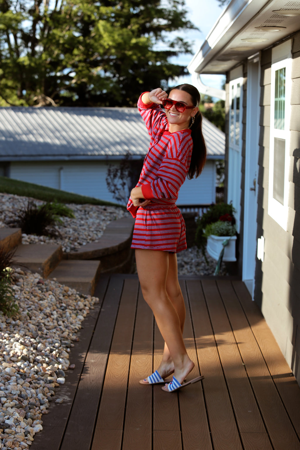 Summer Social Striped Shorts