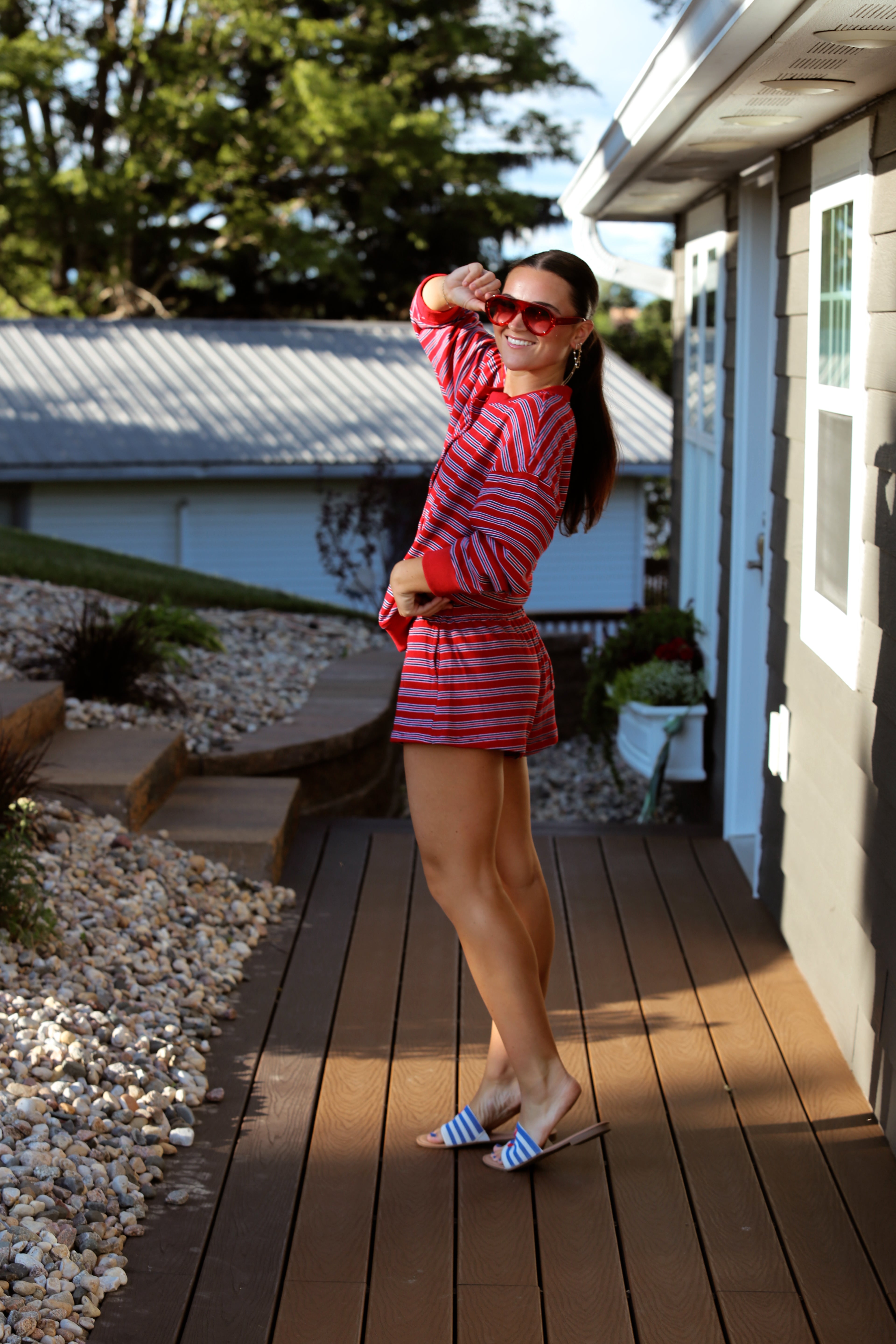 Summer Social Striped Shorts