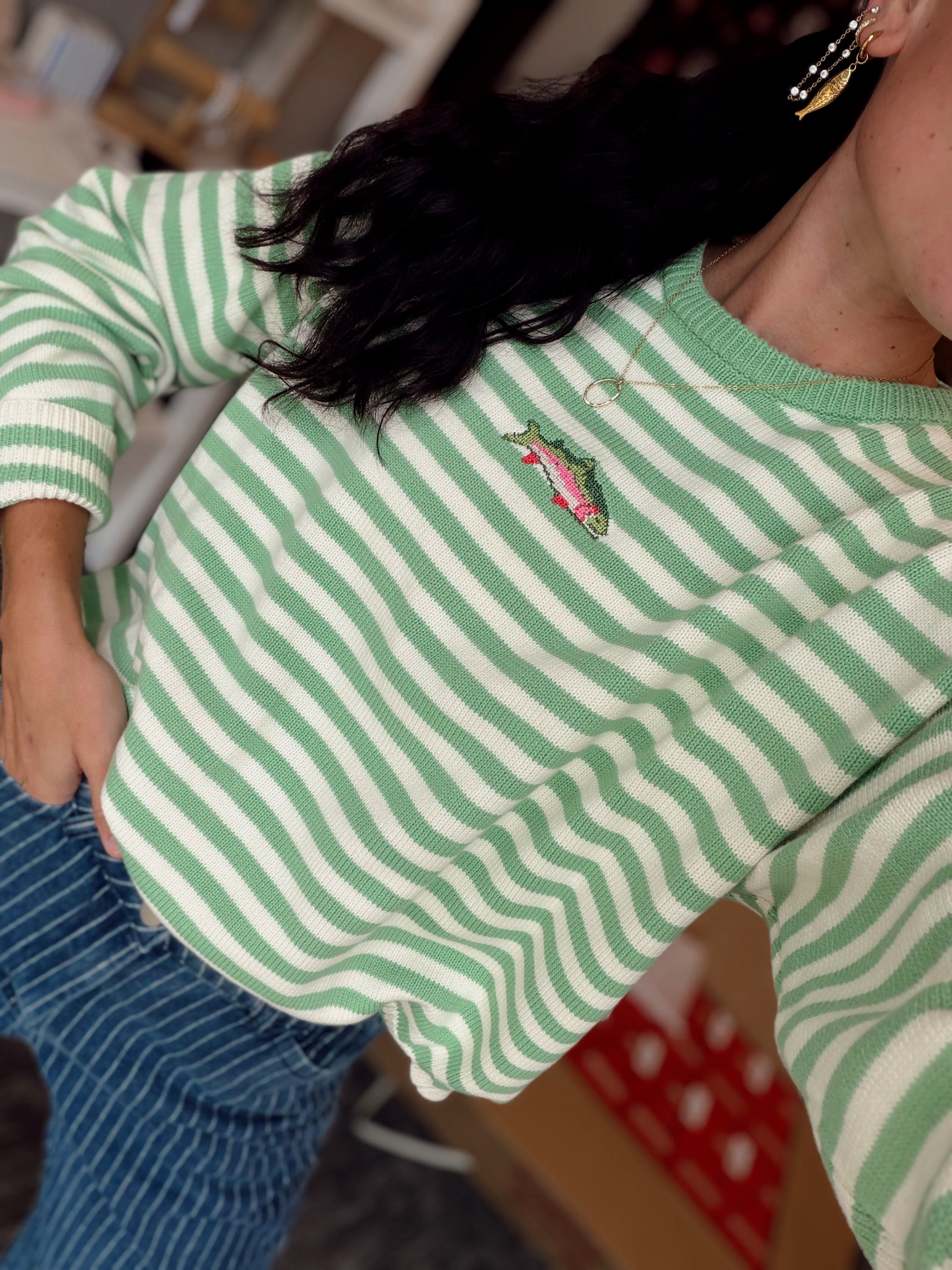 Wesley Fishy Sweater