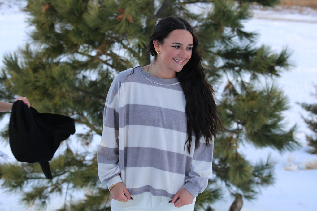 Sassy Striped Fleece