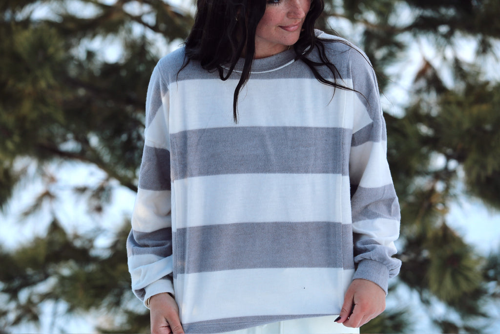 Sassy Striped Fleece
