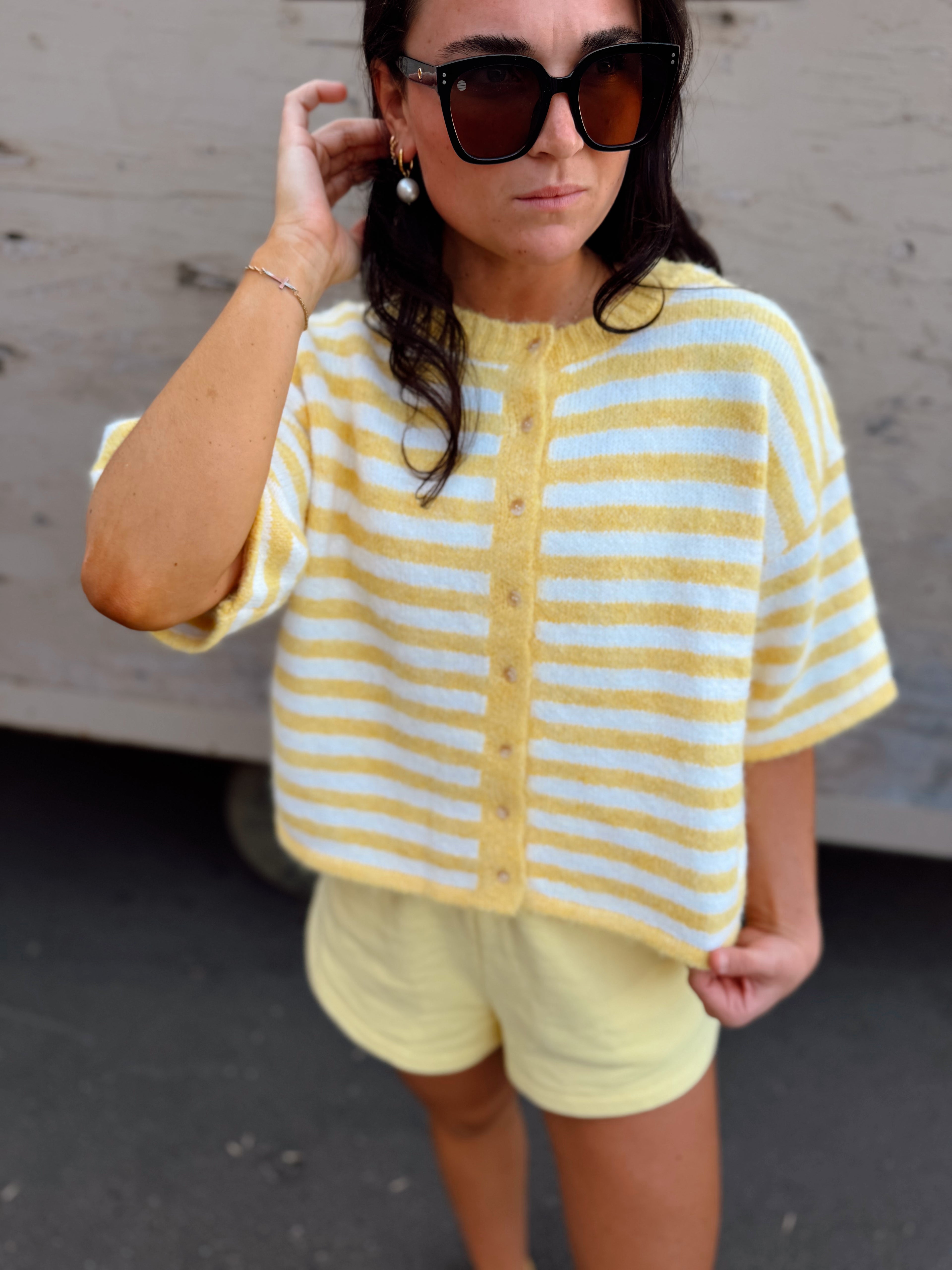 The Playground Stripped Cardi