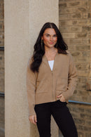 Suede Zip Up Jacket