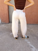 Soft Knit Barrel Pants
