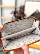 Lenni Large Zip Woven Wallet