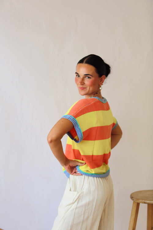 Sunset Stripe Sweater