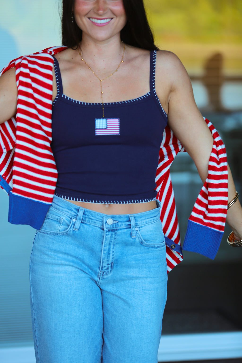 Cherry and Stripe Sweater