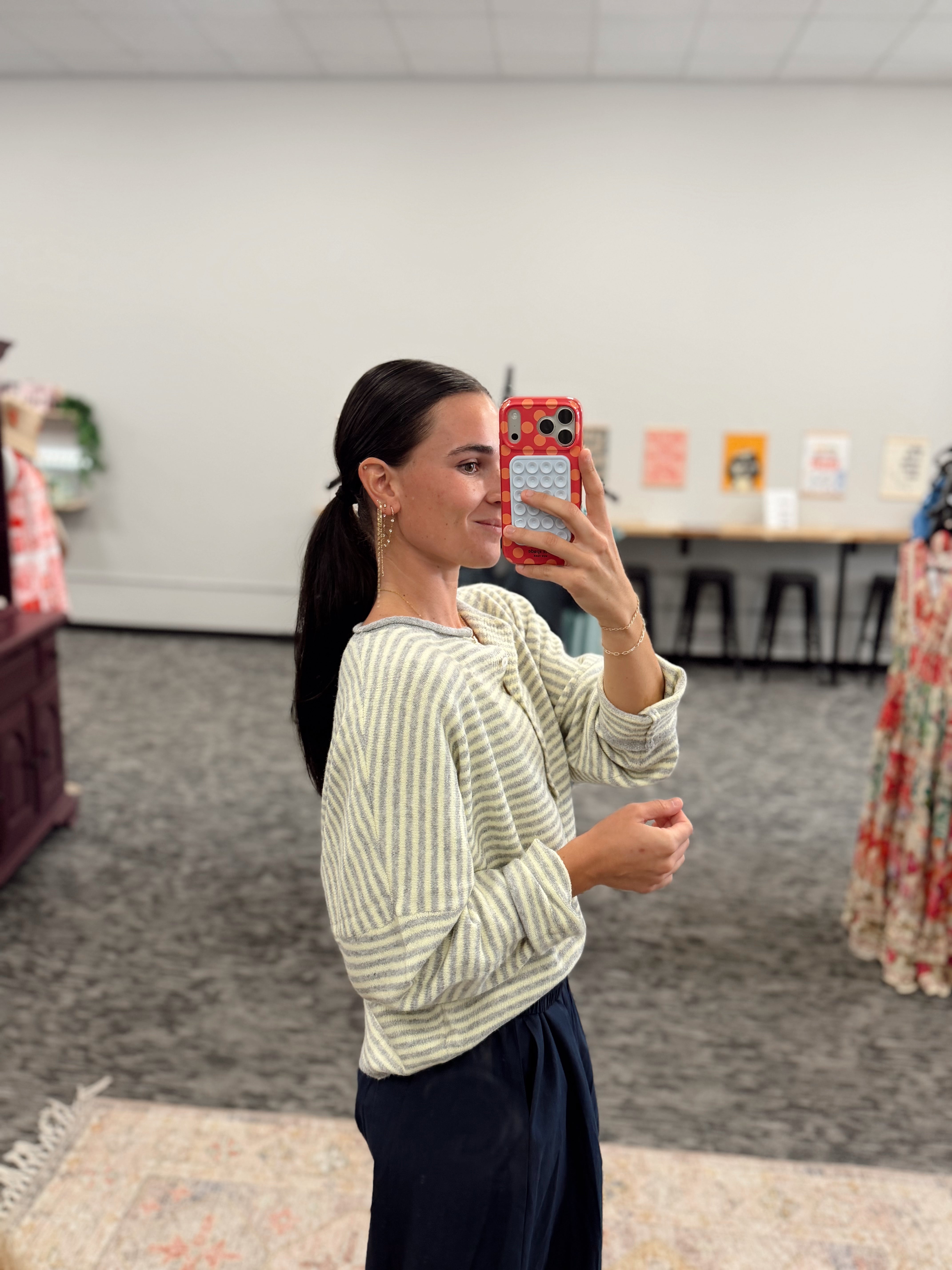 Isla Stripe Cardigan