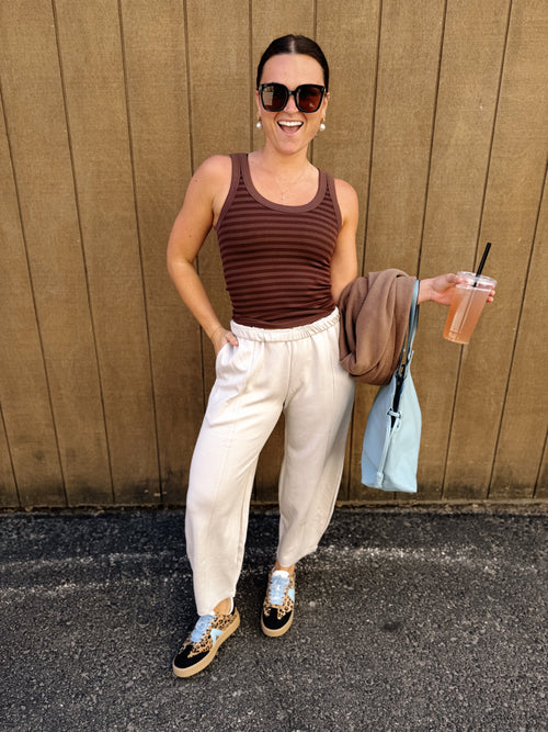 Soft Knit Barrel Pants