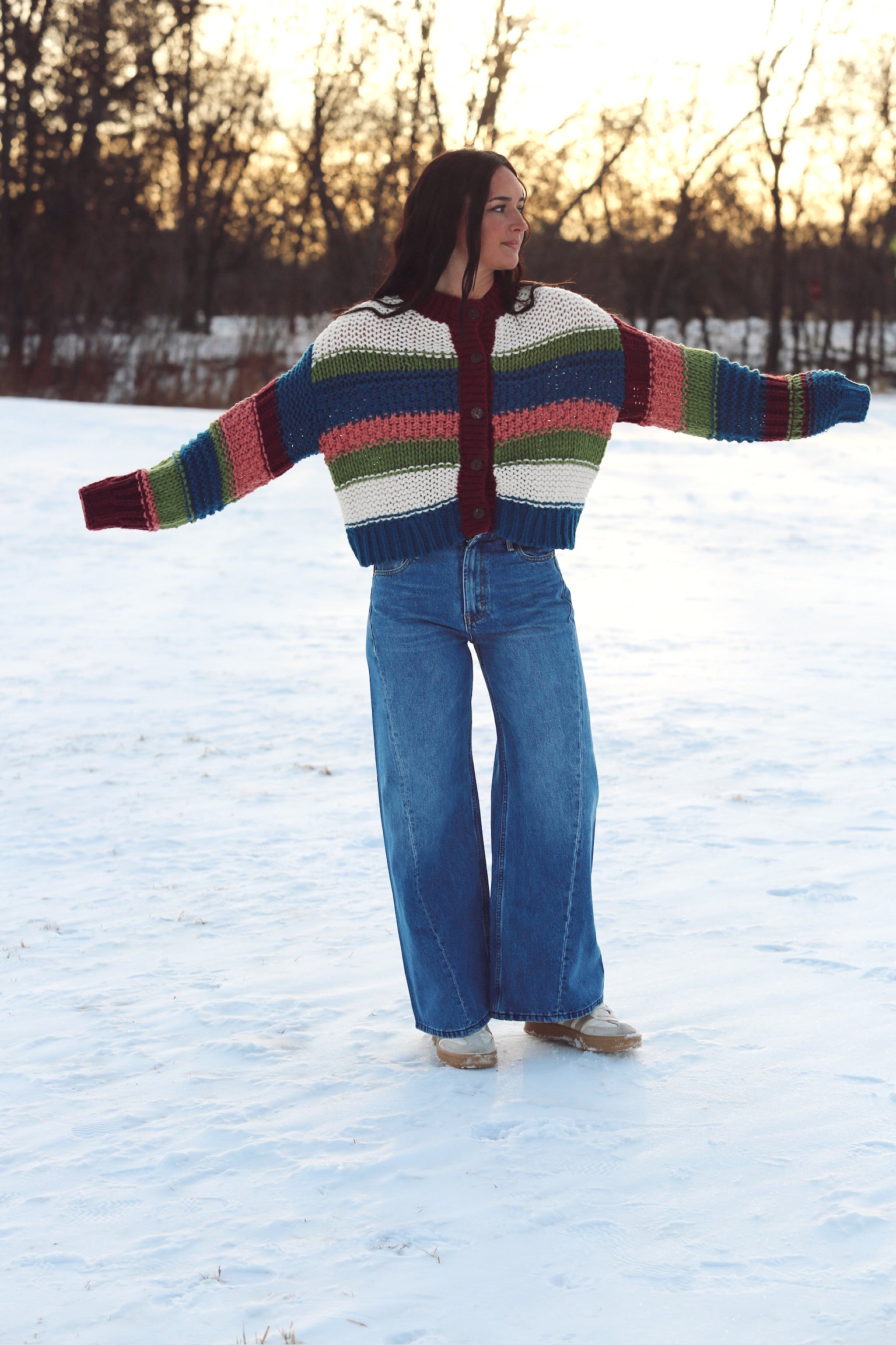 Mandy Multi Color Cardigan