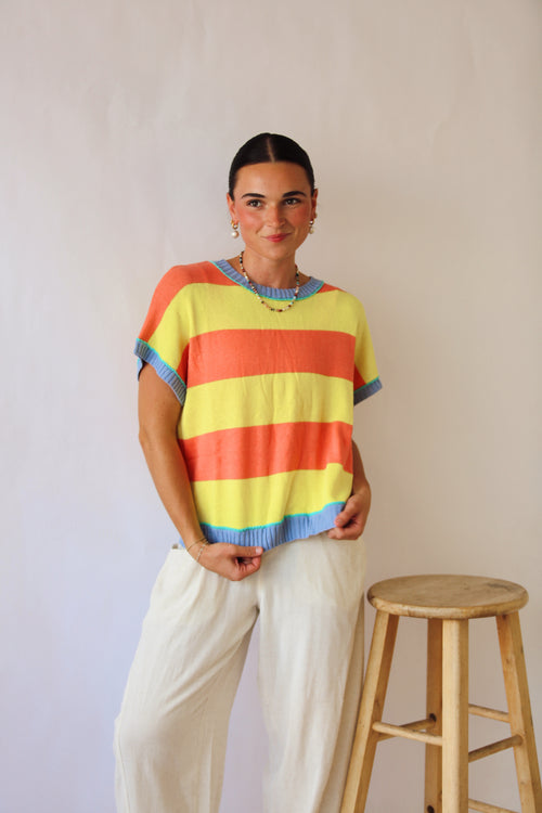 Sunset Stripe Sweater