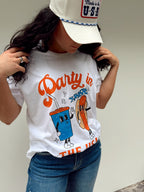 Vintage Party in The USA Graphic Tee