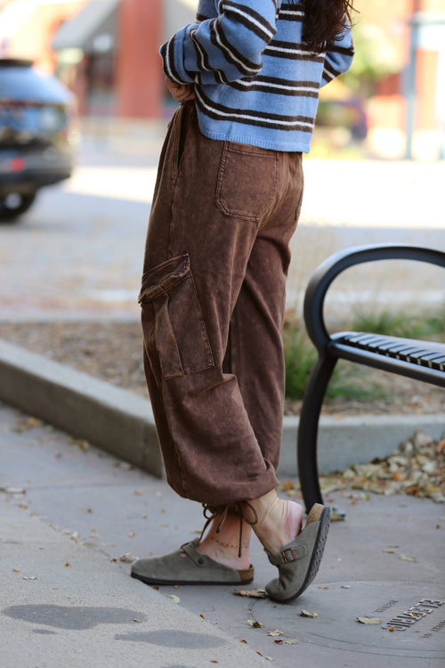 Chocolate Cargo Pants