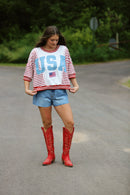 USA Letter Sweatshirt