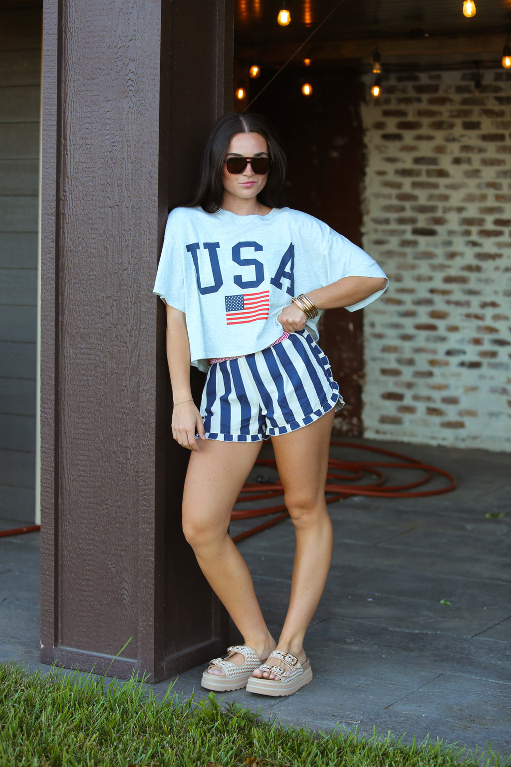 U.S.A Graphic Top