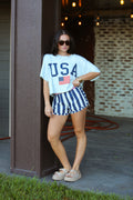 U.S.A Graphic Top