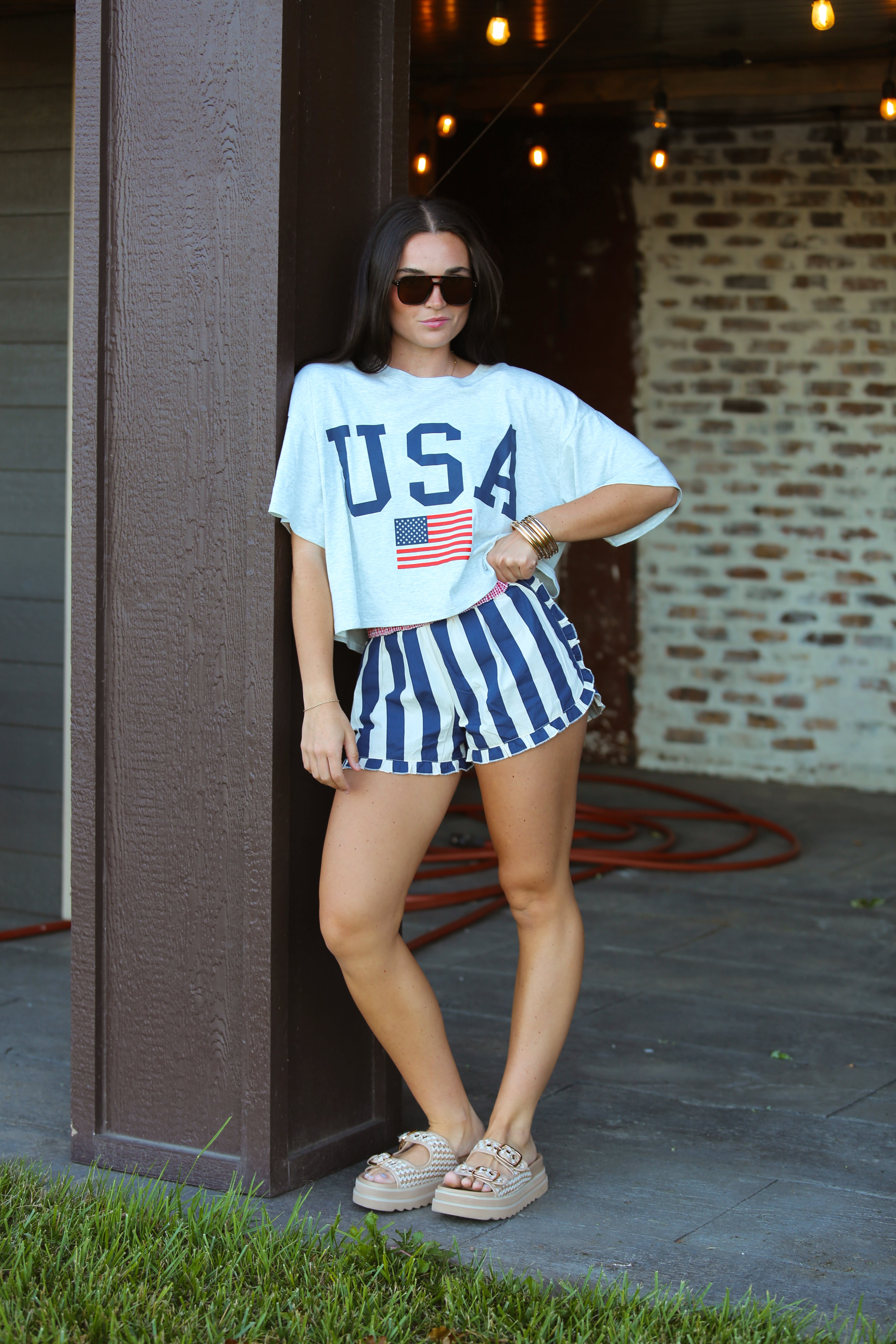 U.S.A Graphic Top