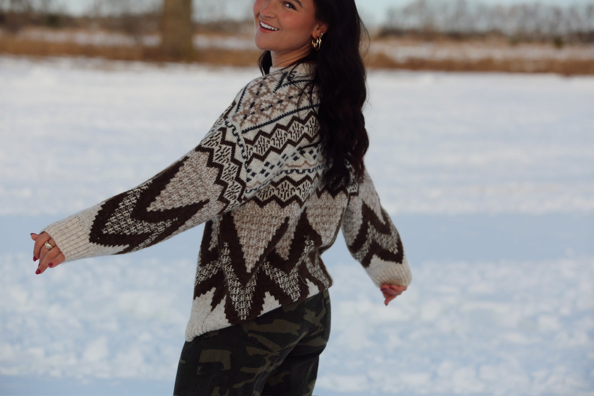 Fairisle Sweater Top