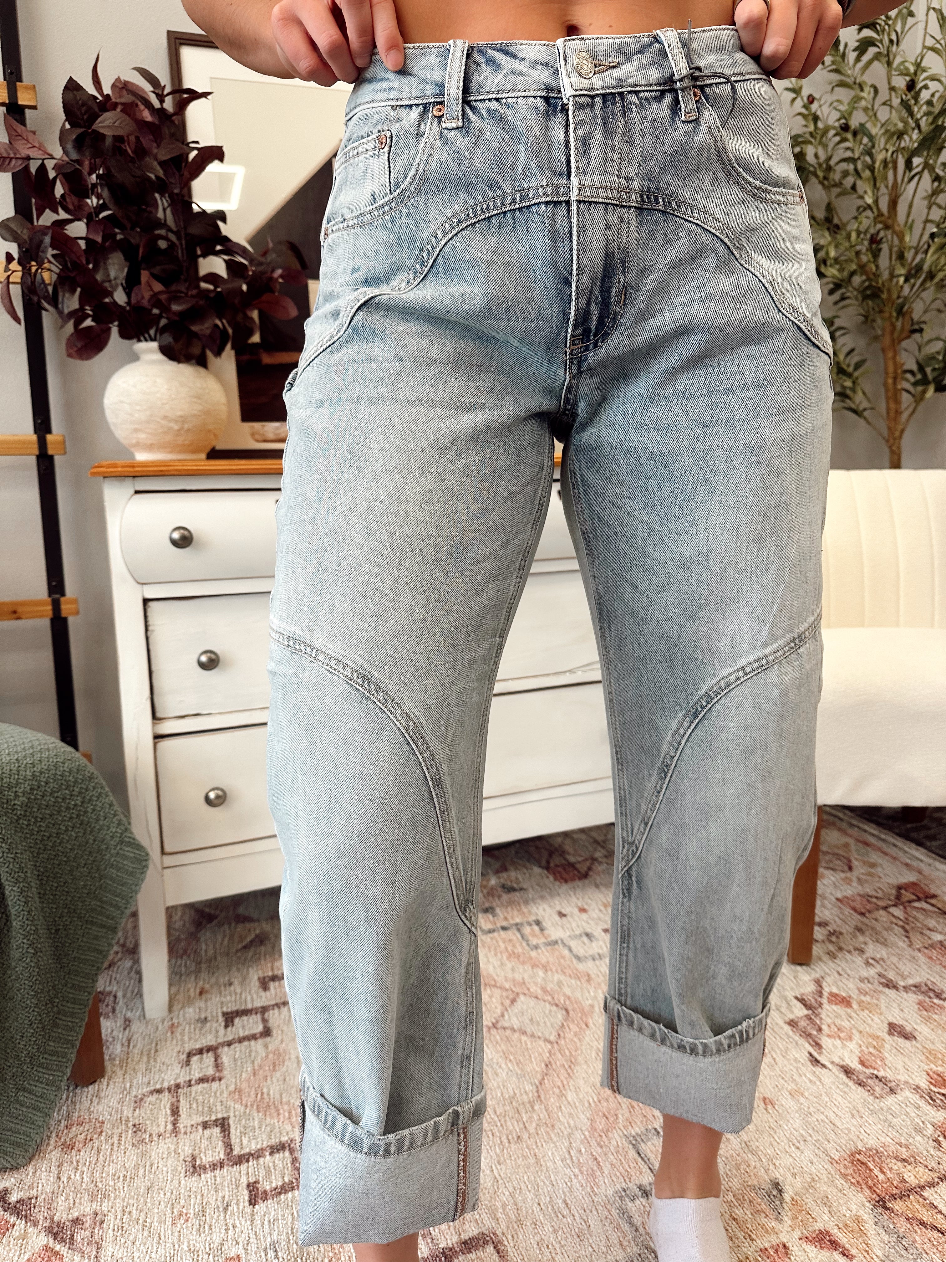 Becket Barrel Wide Leg