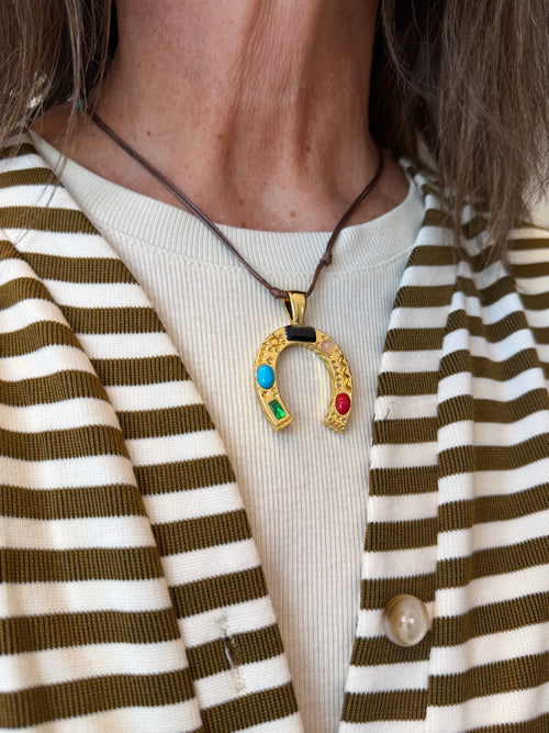 Western Horseshoe Necklace