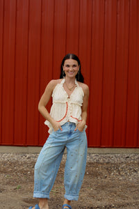 Hayden Halter Ruffle Tank