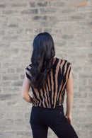 Boxy Tiger Print Sweater