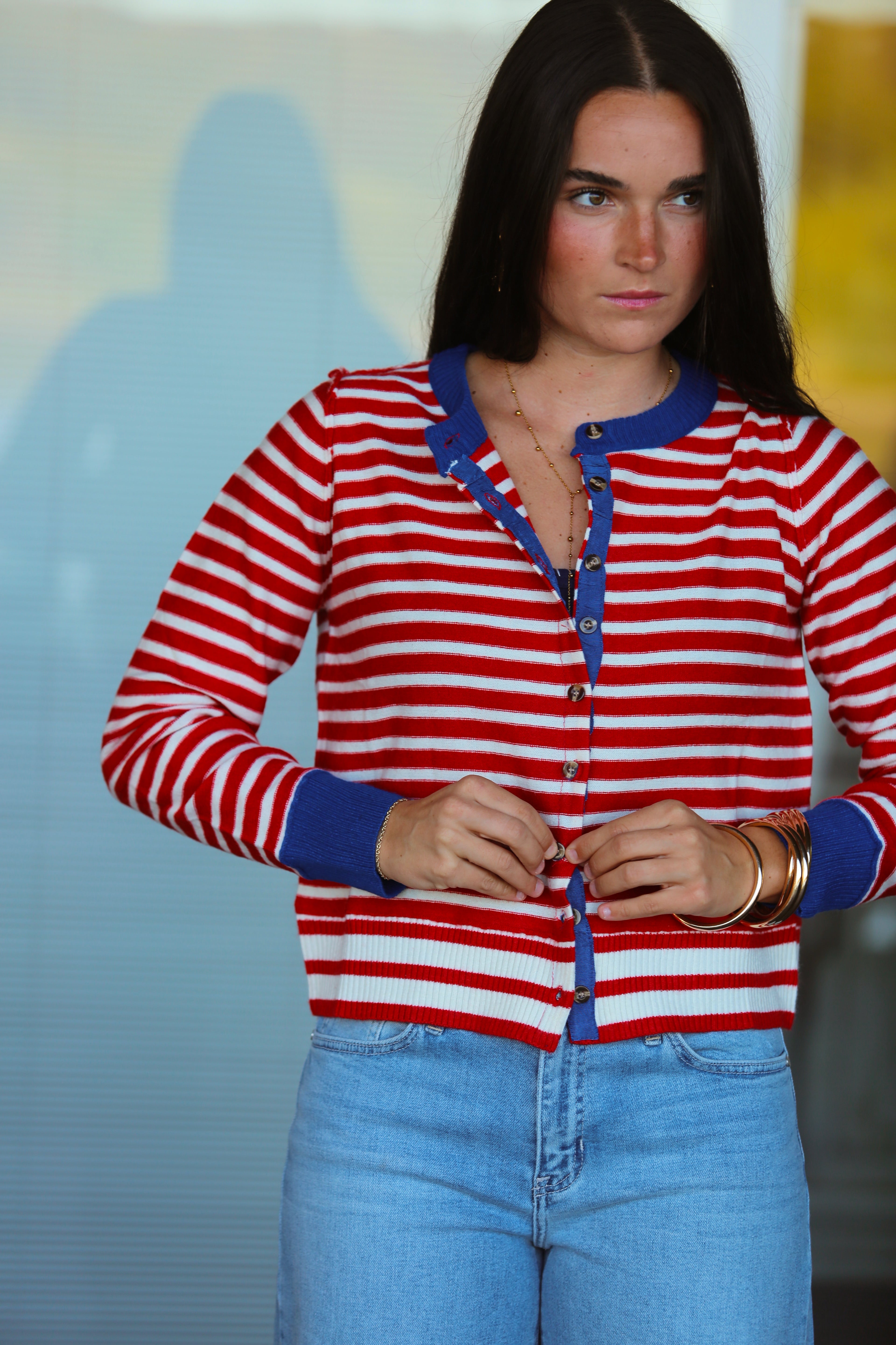 Cherry and Stripe Sweater
