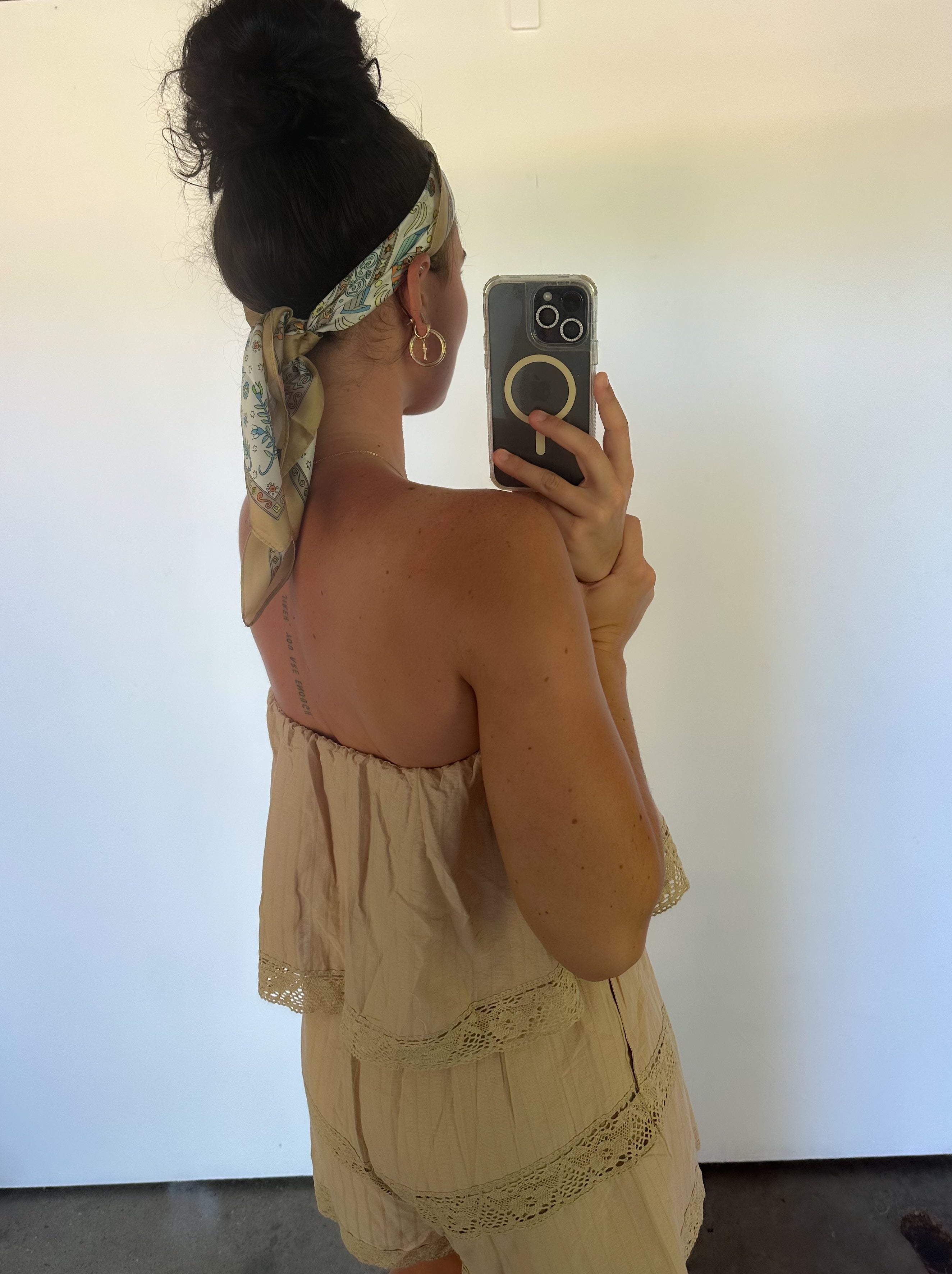 Embroidered Trim Jumpsuit