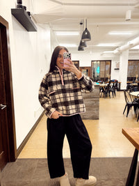 Pink Plaid Sherpa