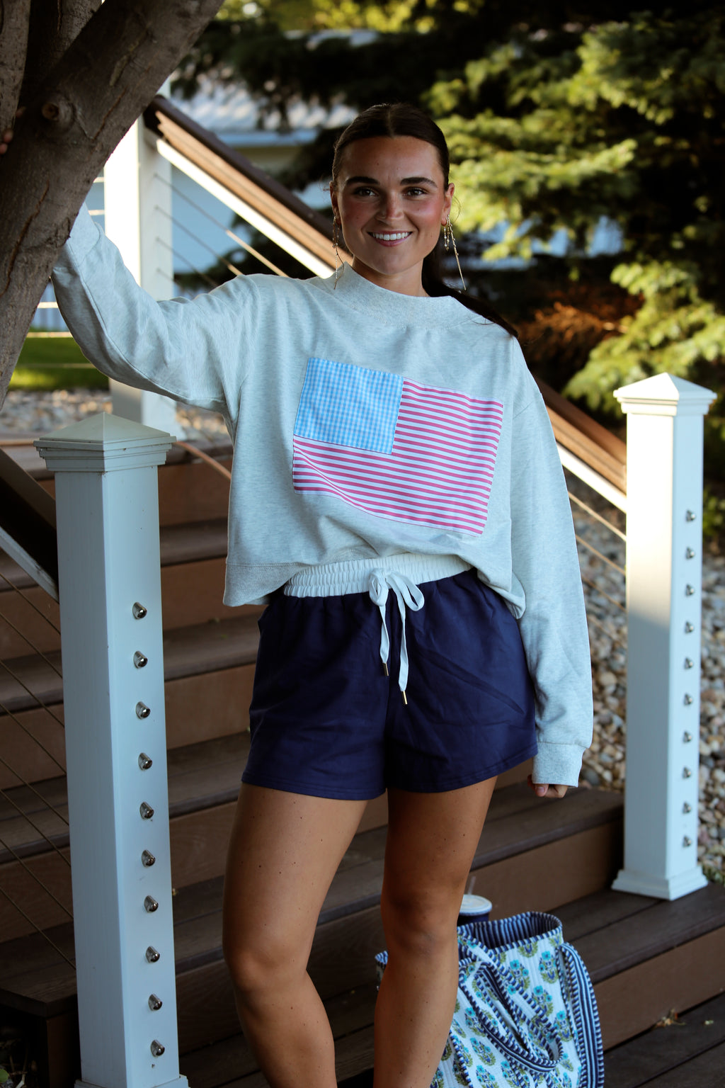 Freedom Flag Mockneck
