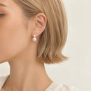 Double Freshwater Pearl Earrings