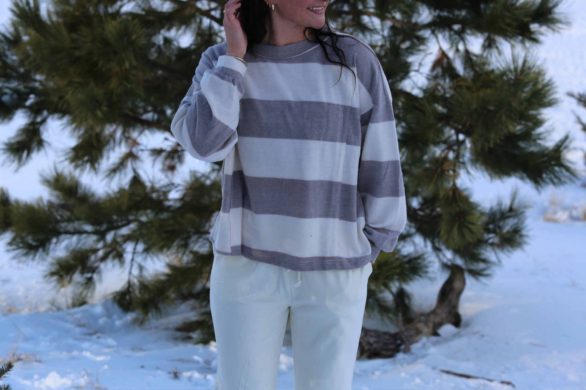 Sassy Striped Fleece