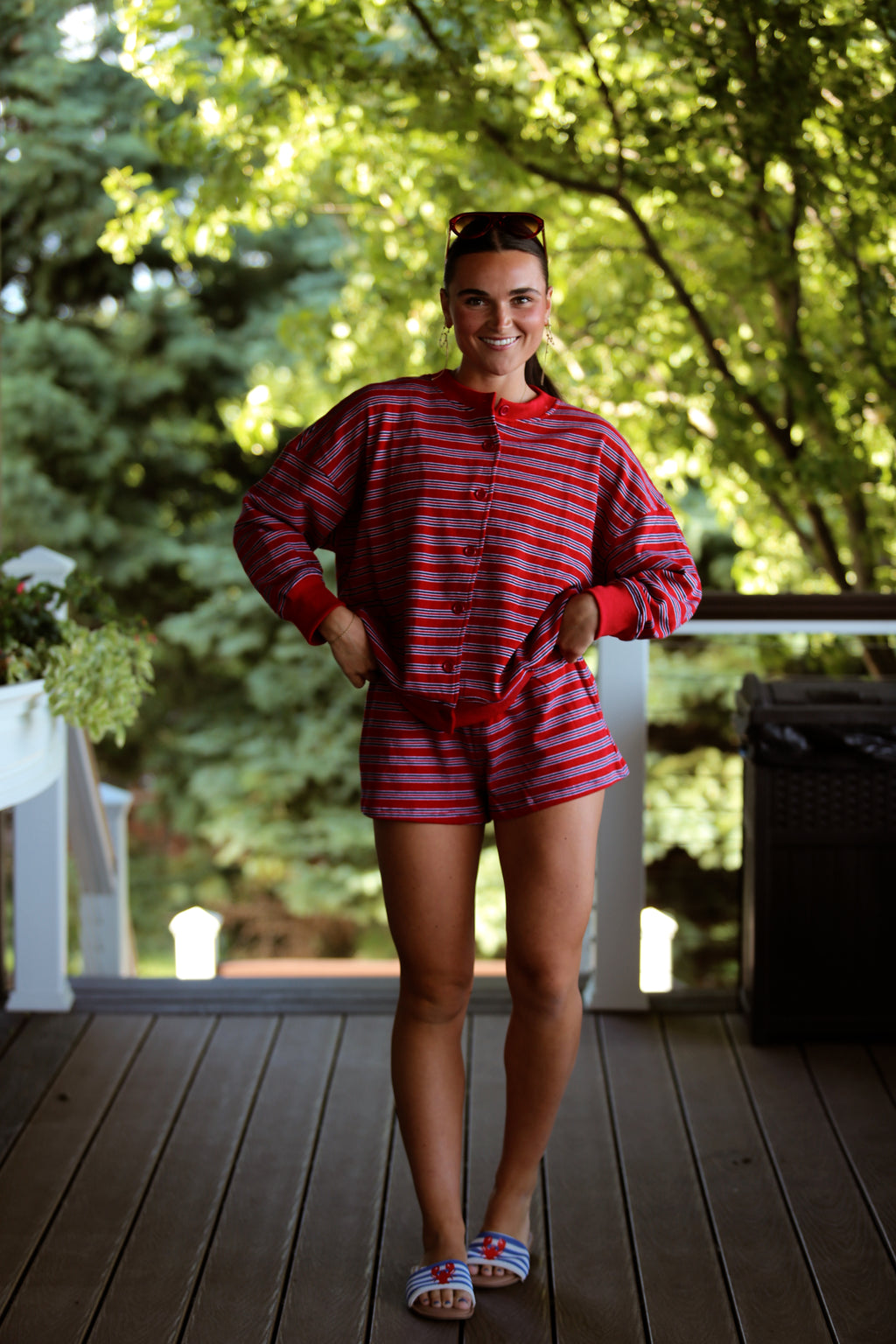 Summer Social Striped Sweater