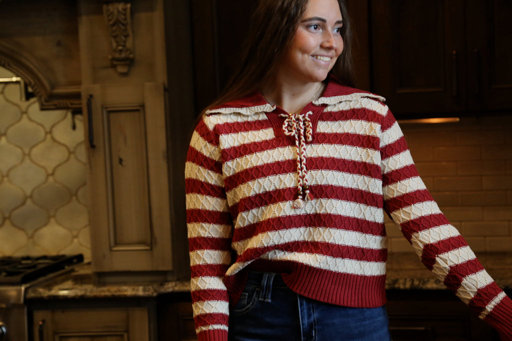 Callie Cable Knit Sweater