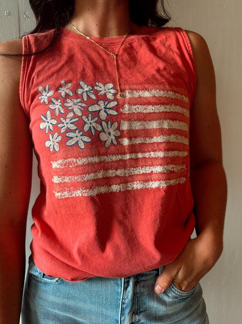 American Flag Mineral Wash Tank
