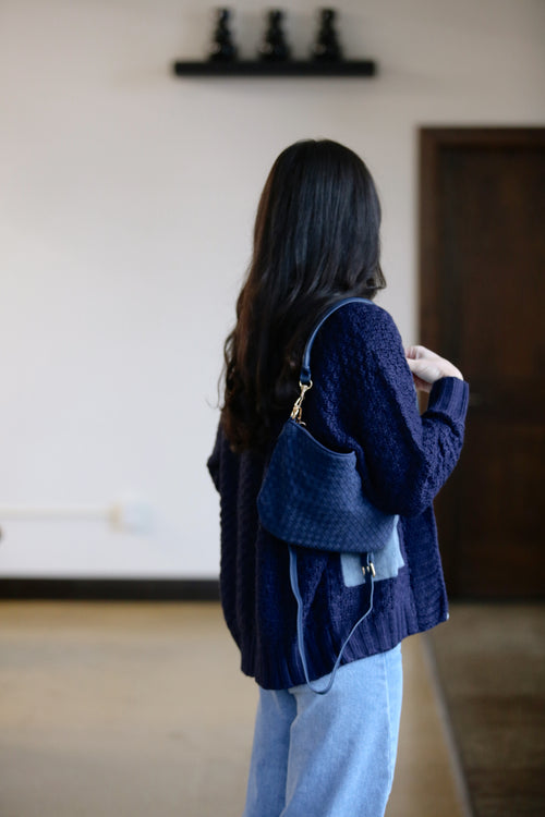 Faux Suede Crossbody