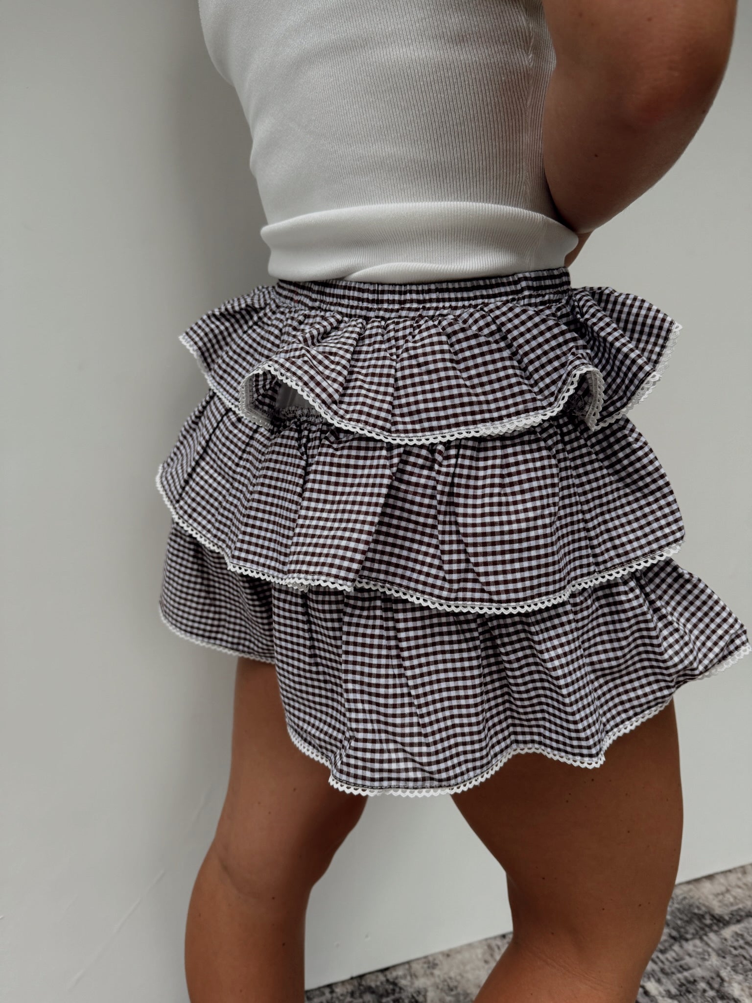 Billy Brown Plaid Shorts