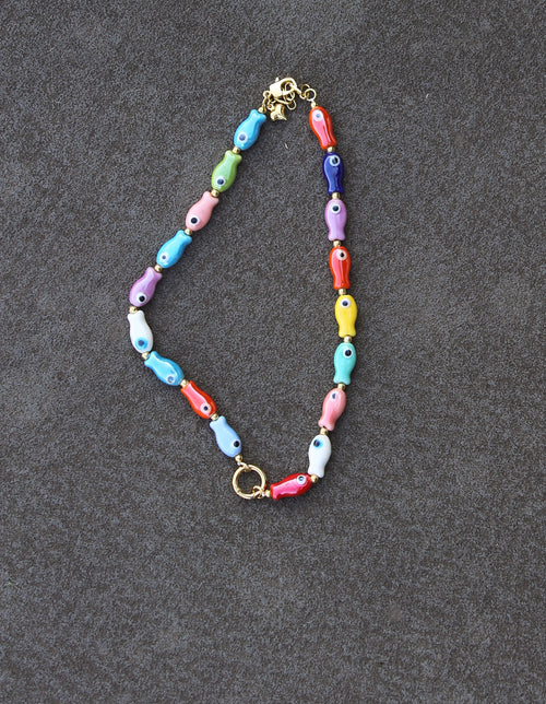 Rainbow Fish Necklace