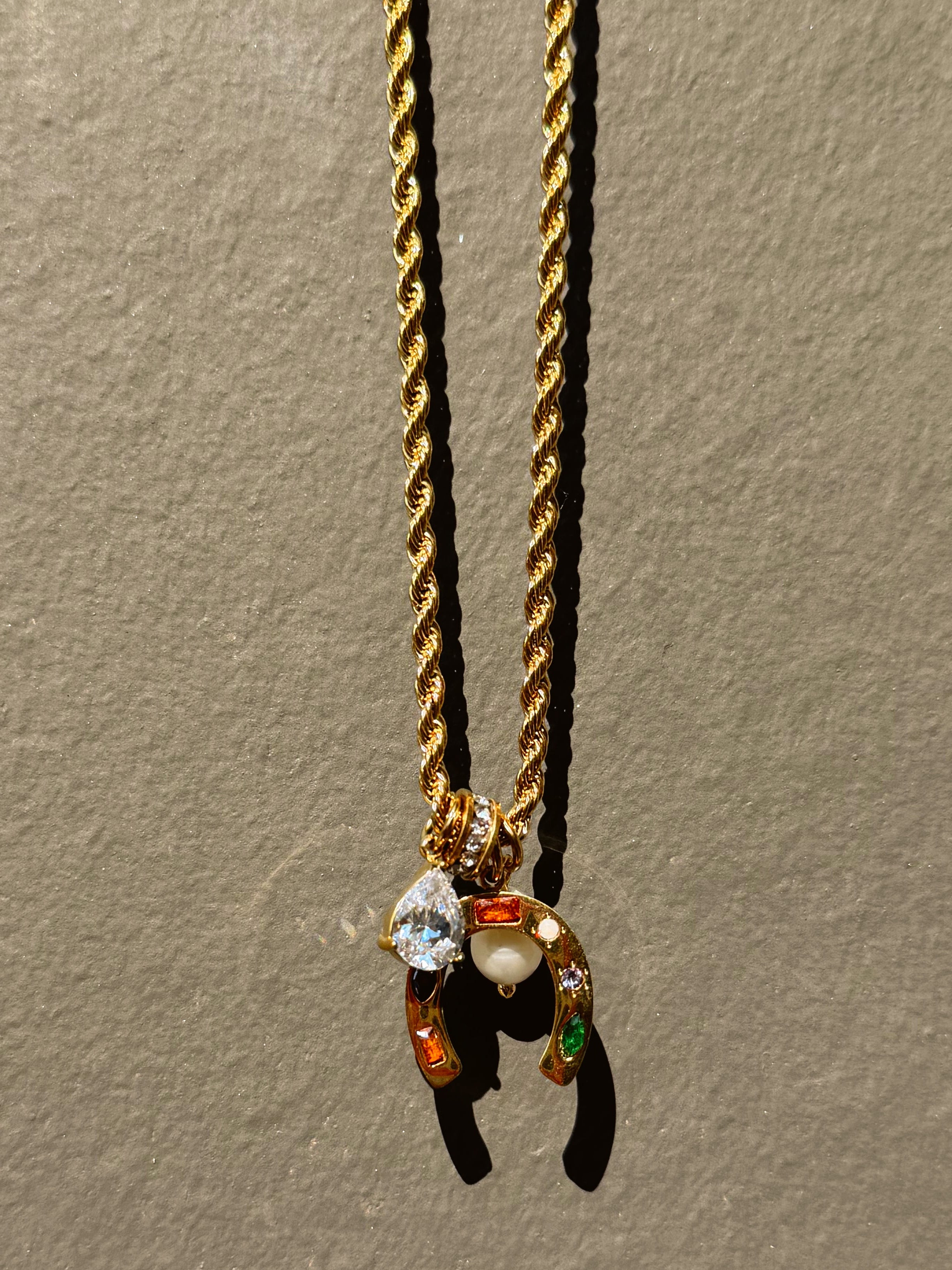 Horseshoe Charm Necklace