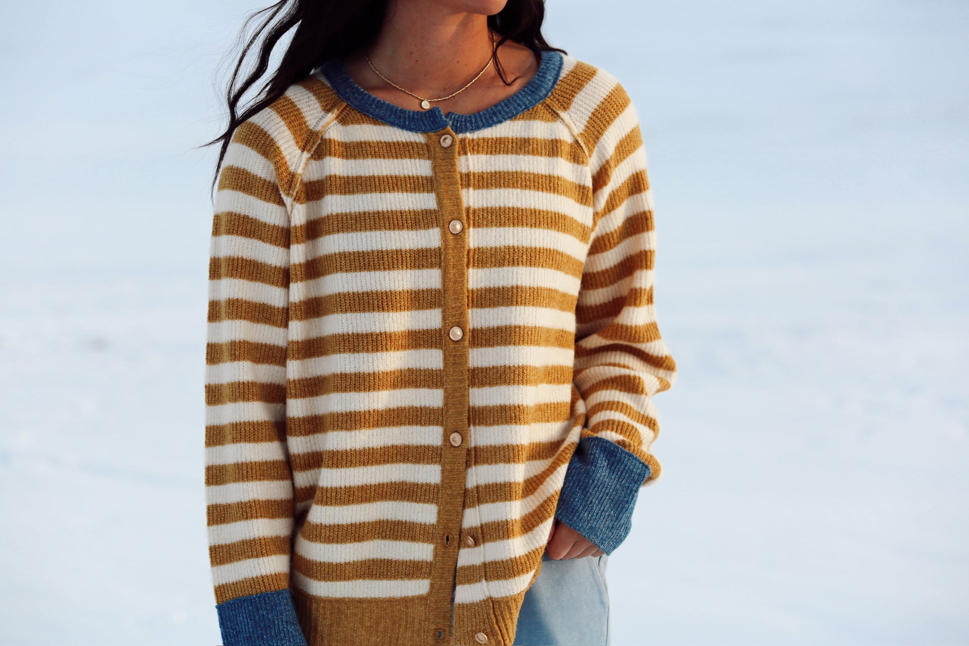 Misty Marigold Cardigan